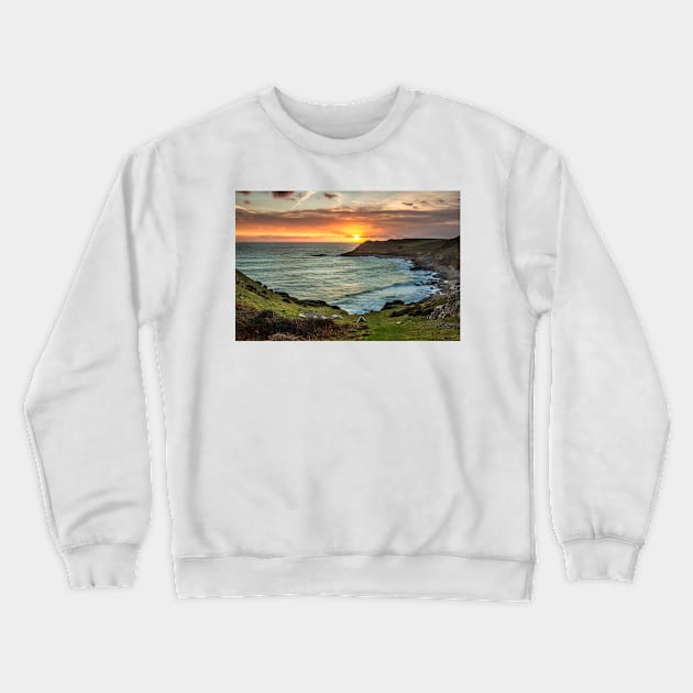 Fall Bay, Gower Crewneck Sweatshirt by dasantillo